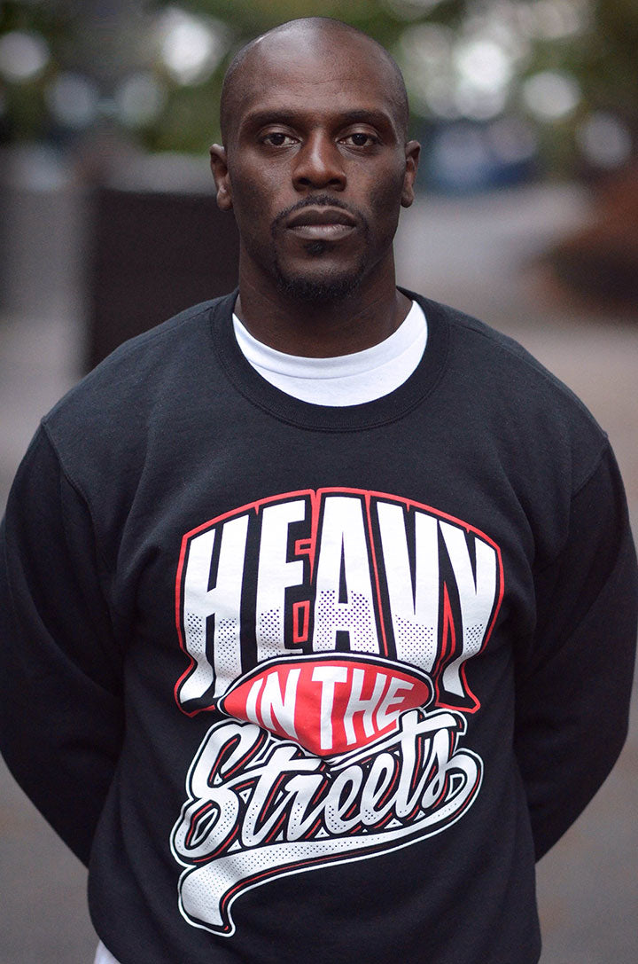 Heavy In The Streets Crewneck - Bred